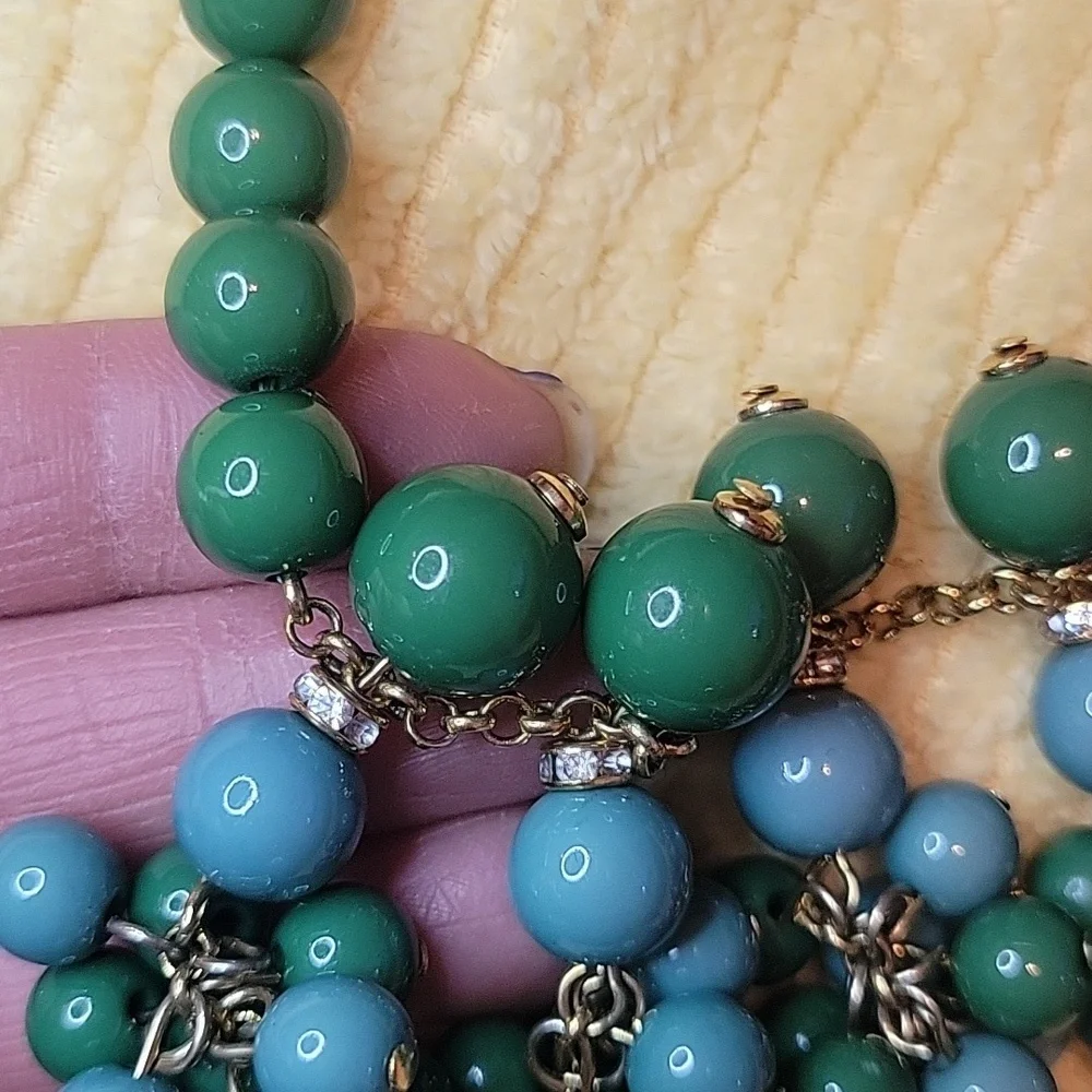Ann‎ Taylor Chunky Bib Necklace Boho Chic Retro